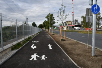Plzeň dokončila chybějící část stezky podél Jateční ulice