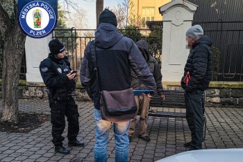 Strážníci Městské policie kontrolovali bezdomovce na Slovanech