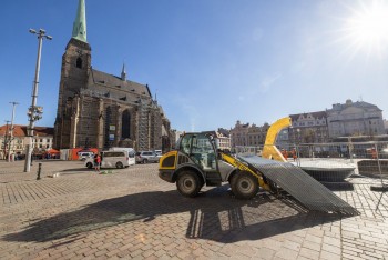 V Plzni začala revitalizace západní části náměstí Republiky